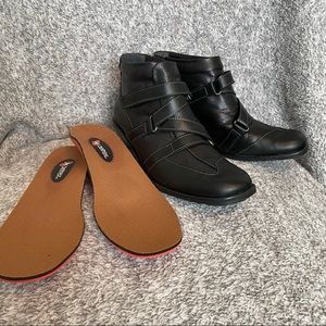 Spring Step Allegra Ankle Bootie Size 38 - Black